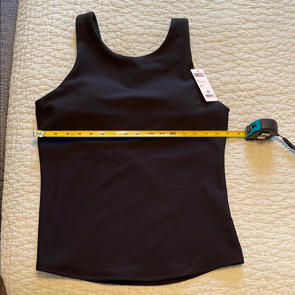 32 Degrees Black and Yellow Fitted Tank Top